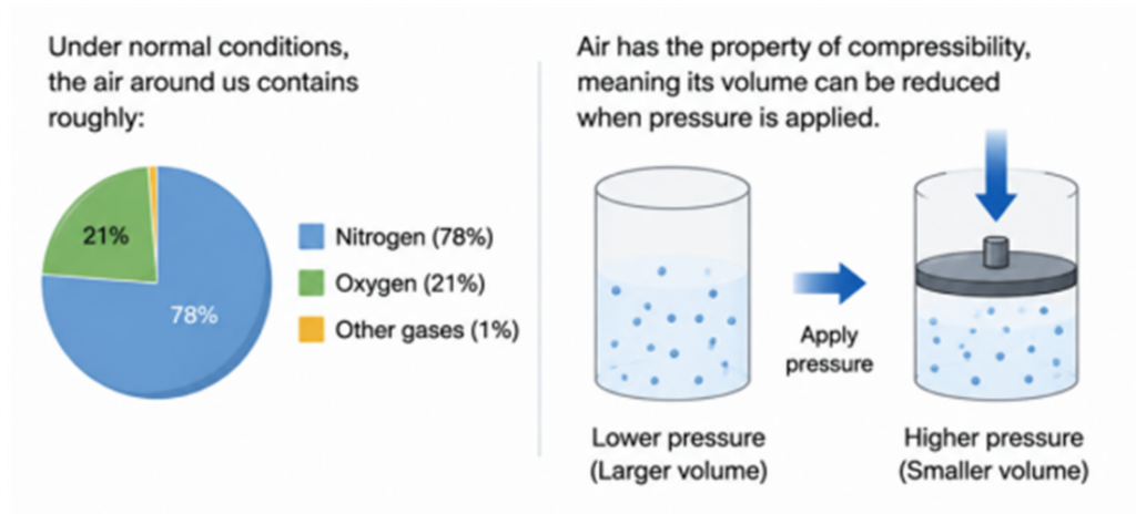 air composition and compressibility of air